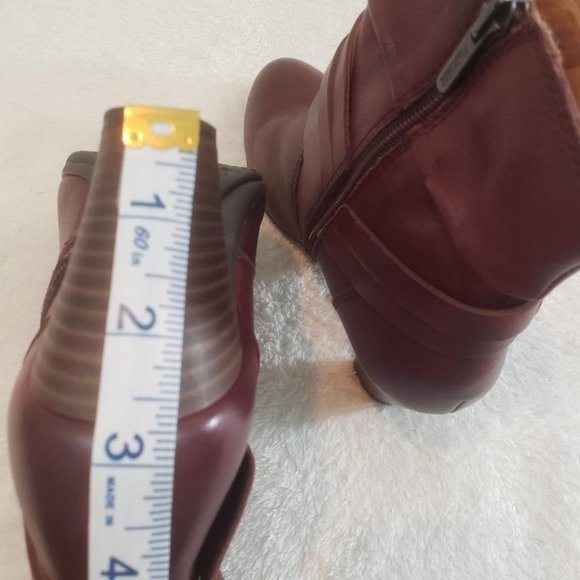 Pikolinos Woman's Sz 6.5  Ankle Boot Brown Leather - Picture 10 of 12